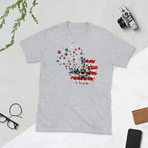 Patriotic Paws Short-Sleeve Unisex T-Shirt