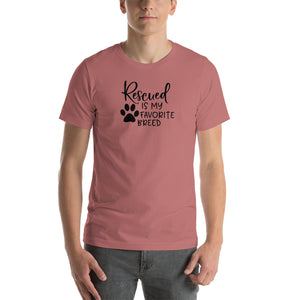 Rescued is my favorite Breed Shirt