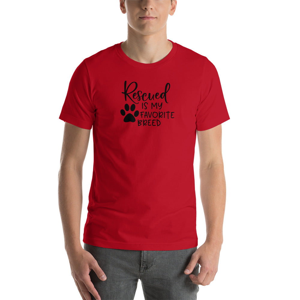 Rescued is my favorite Breed Shirt